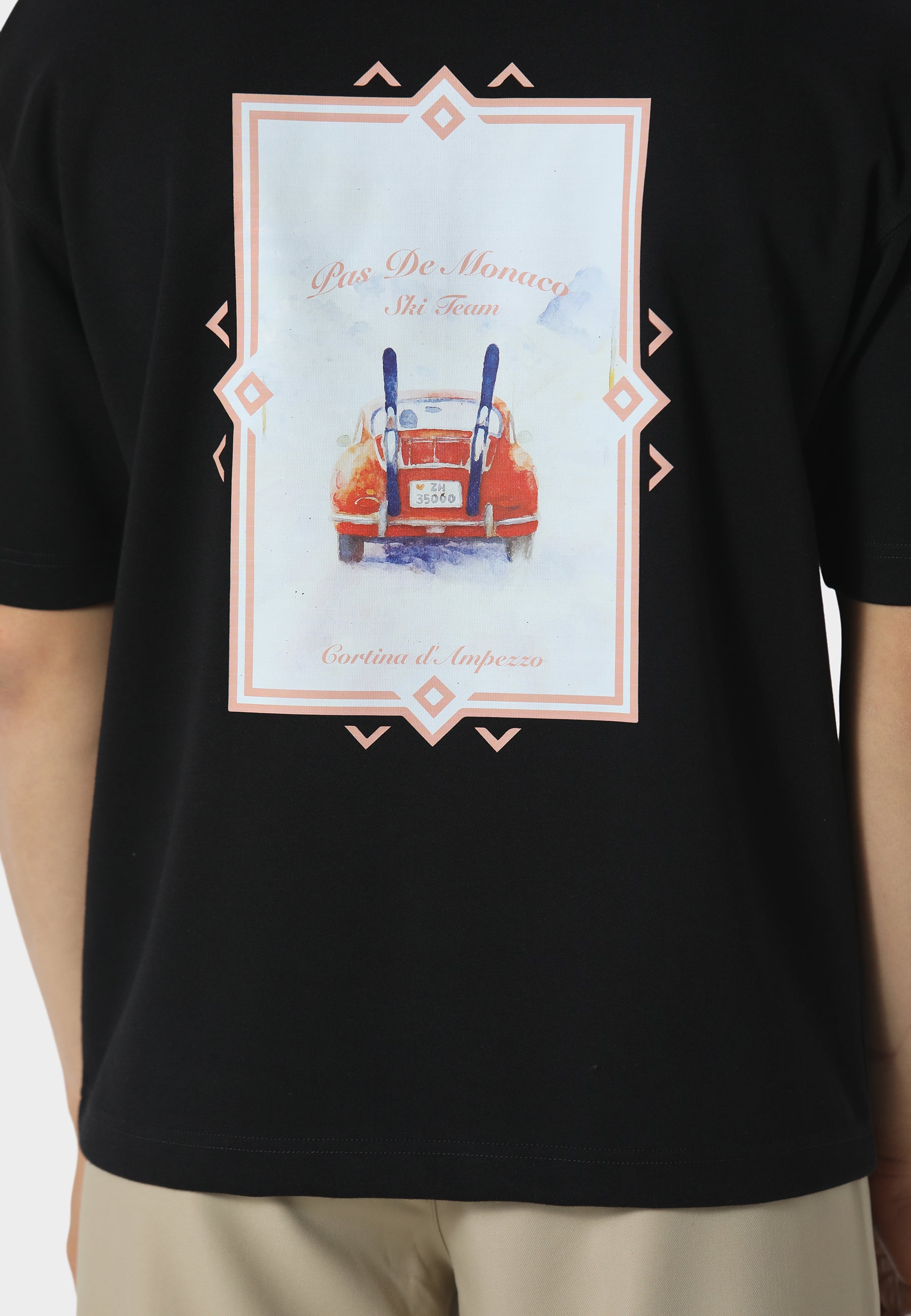 Pas De Monaco Cortina Black T-Shirt